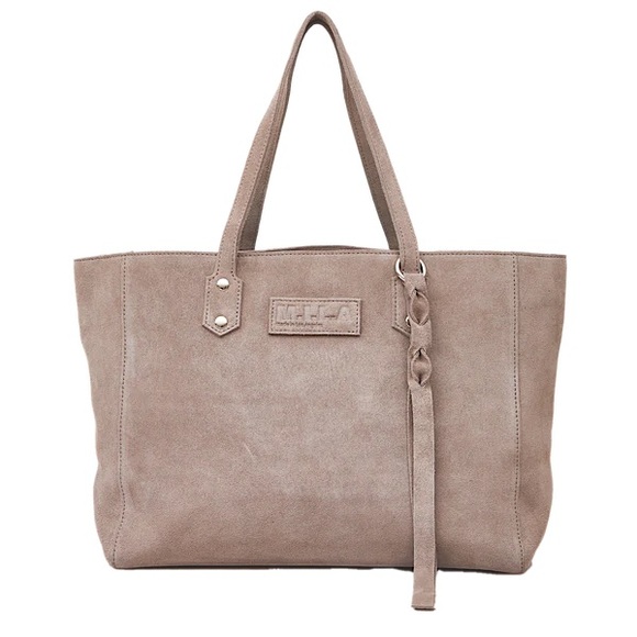 M.I.L.A. Suede Luxe Tote Bag in Suede - Picture 1 of 6